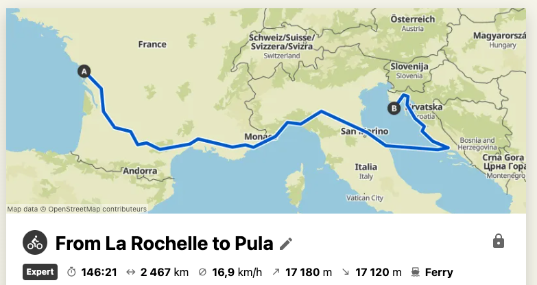 Cycling 2,300km to Croatia